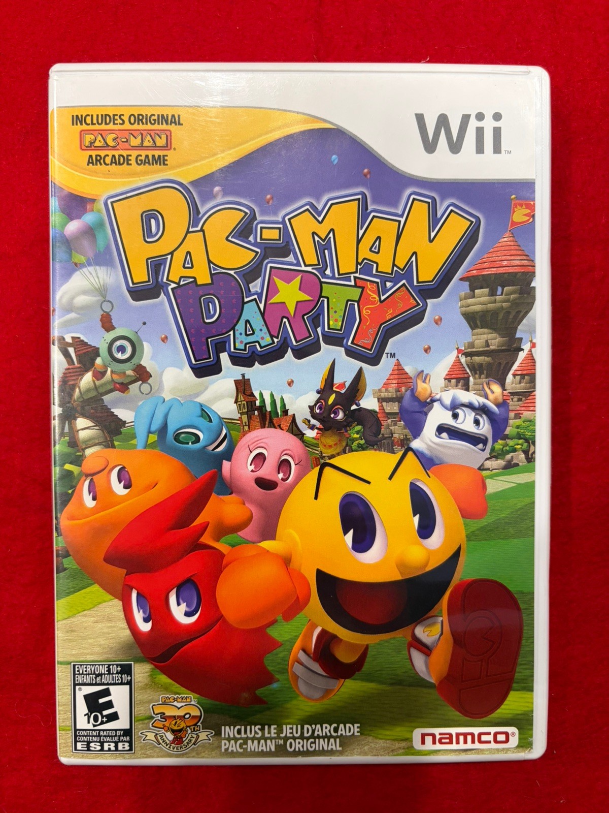 Pac-Man Party (Nintendo Wii, 2010) Over 50 Mini Games Complete in Box CIB
