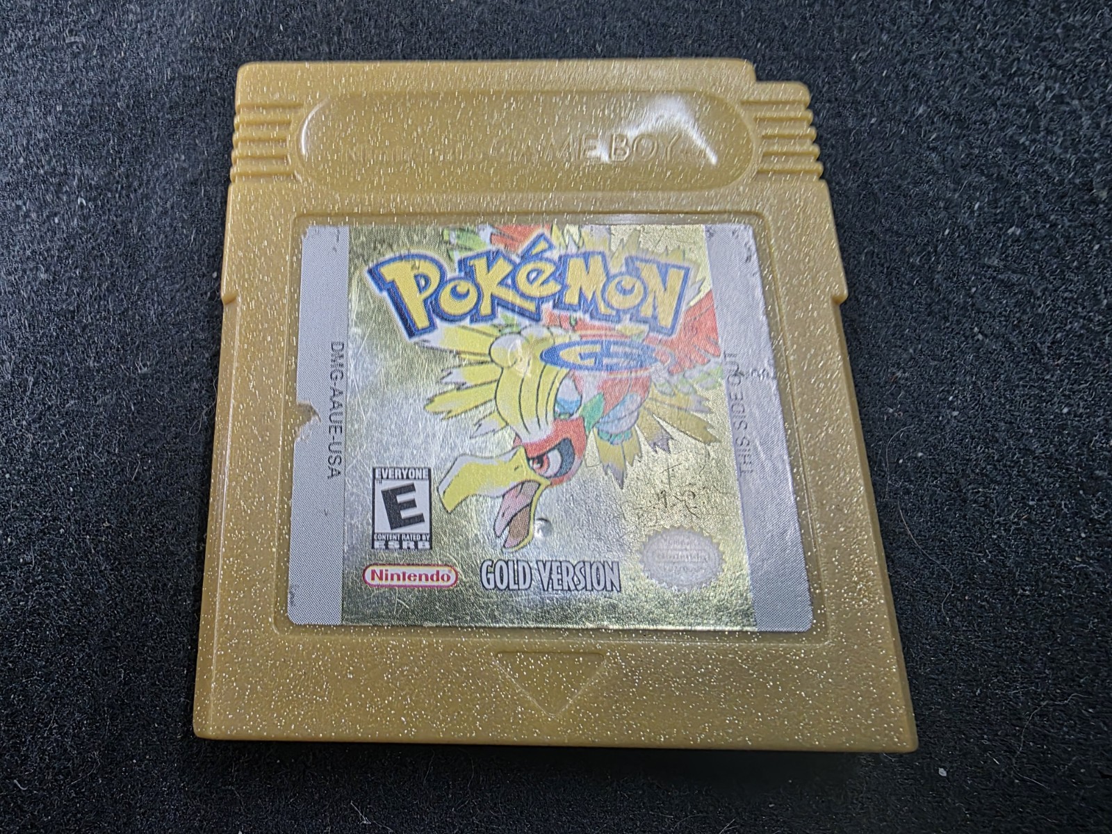 Pokemon Gold Version (GBC, 2000) Game Only – Tested & Working W/ New Battery.