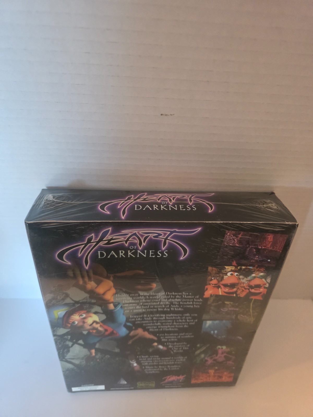 Heart of Darkness Big Box PC Game Interplay 1998 Sealed Windows 95/98/NT