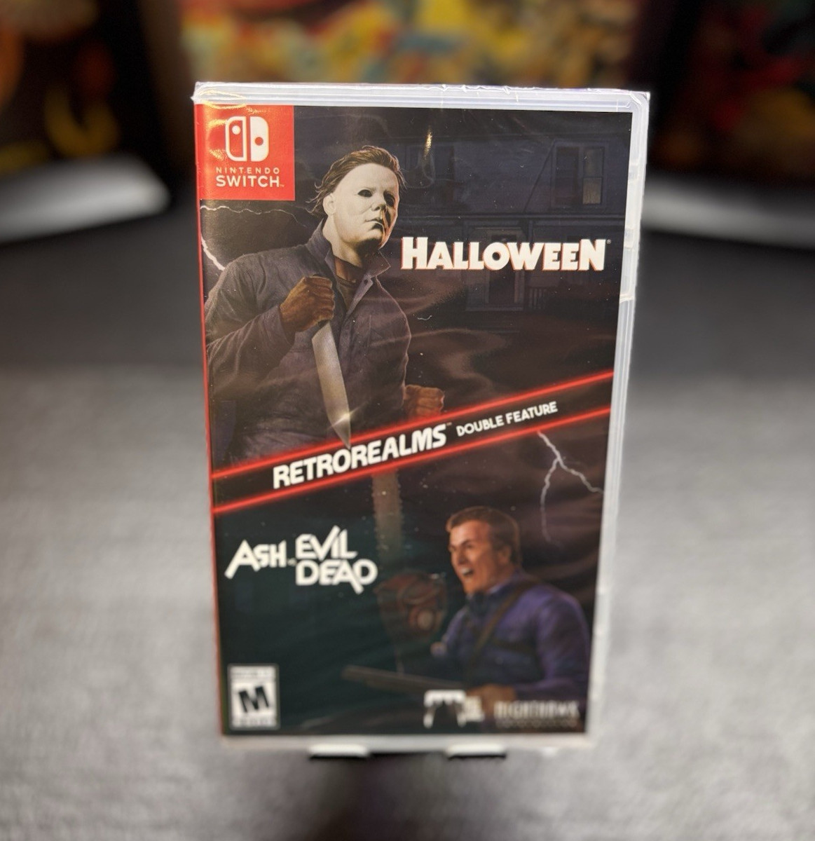 Nighthawk RetroRealms Double Feature Halloween & Ash vs Evil Dead Switch New!
