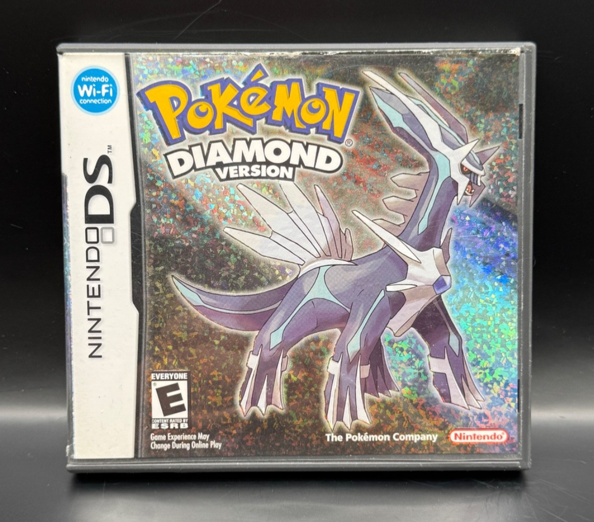 Pokémon: Diamond Version (DS, 2007) Case + Game Cartridge NO MANUAL, Tested, VG