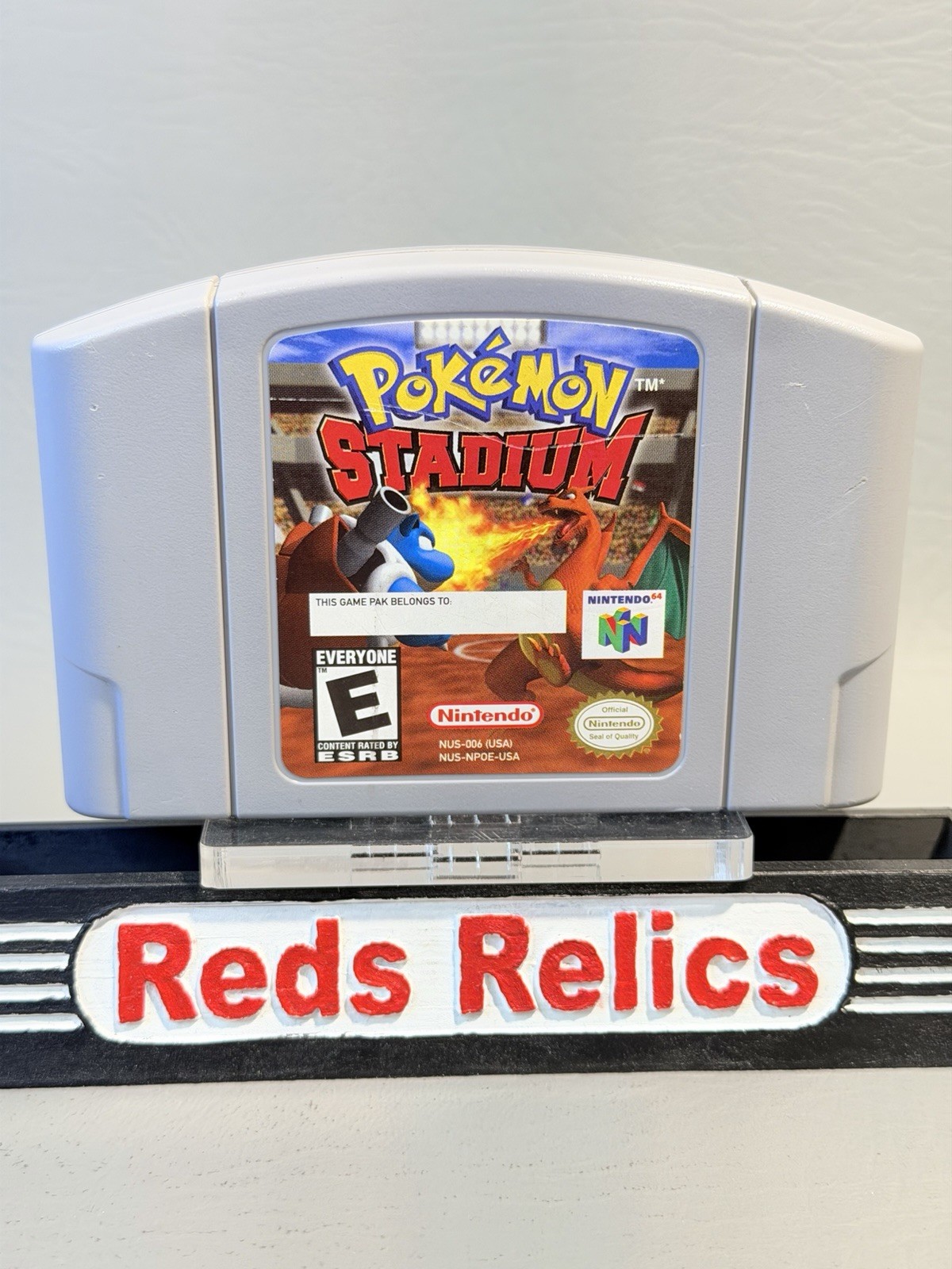Pokemon Stadium (Nintendo 64 N64, 2000) Cartridge Only – Authentic – Cleaned