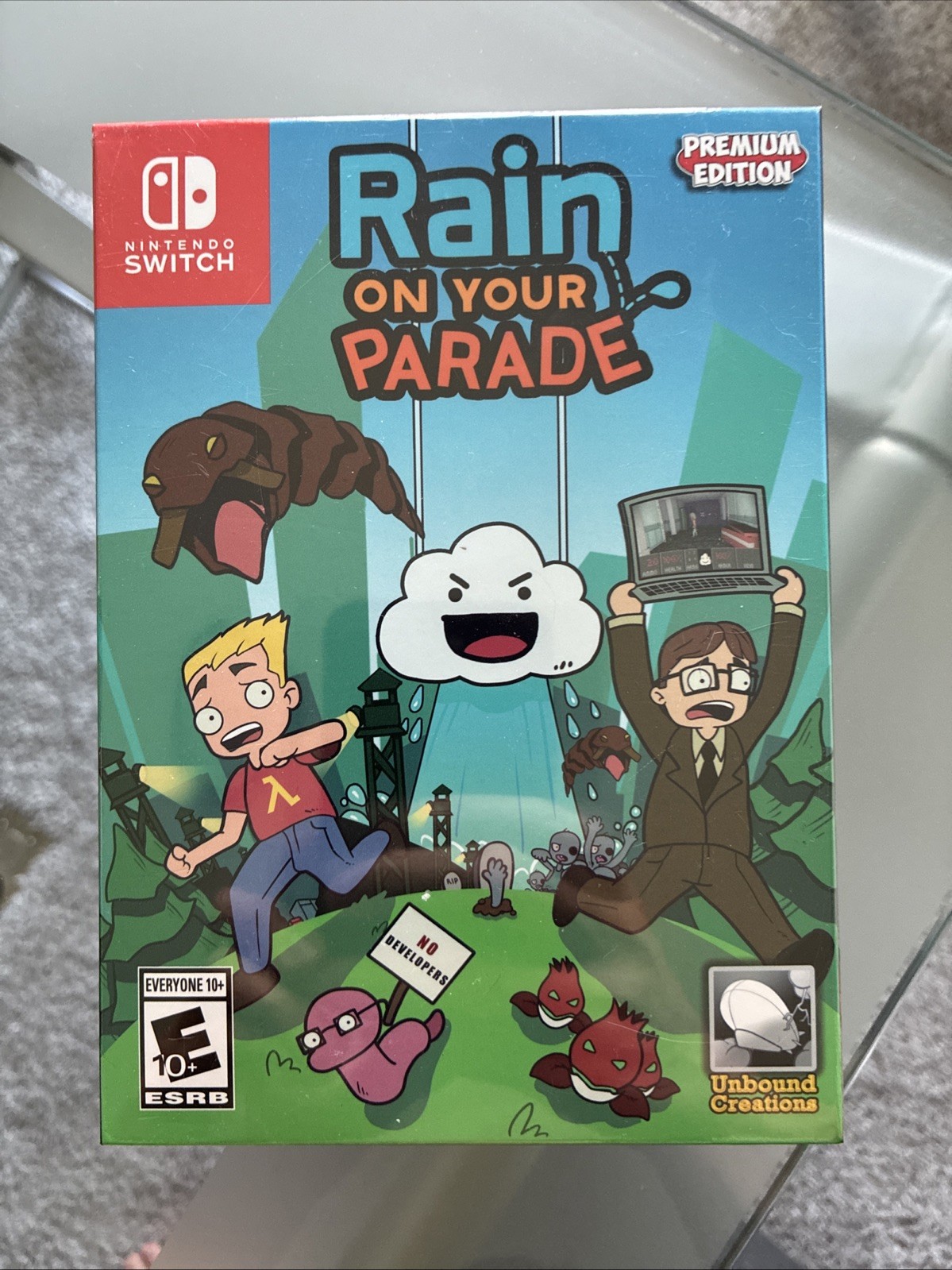 RAIN ON YOUR PARADE RETRO EDITION NEW SEALED 2023 Authentic Nintendo Switch