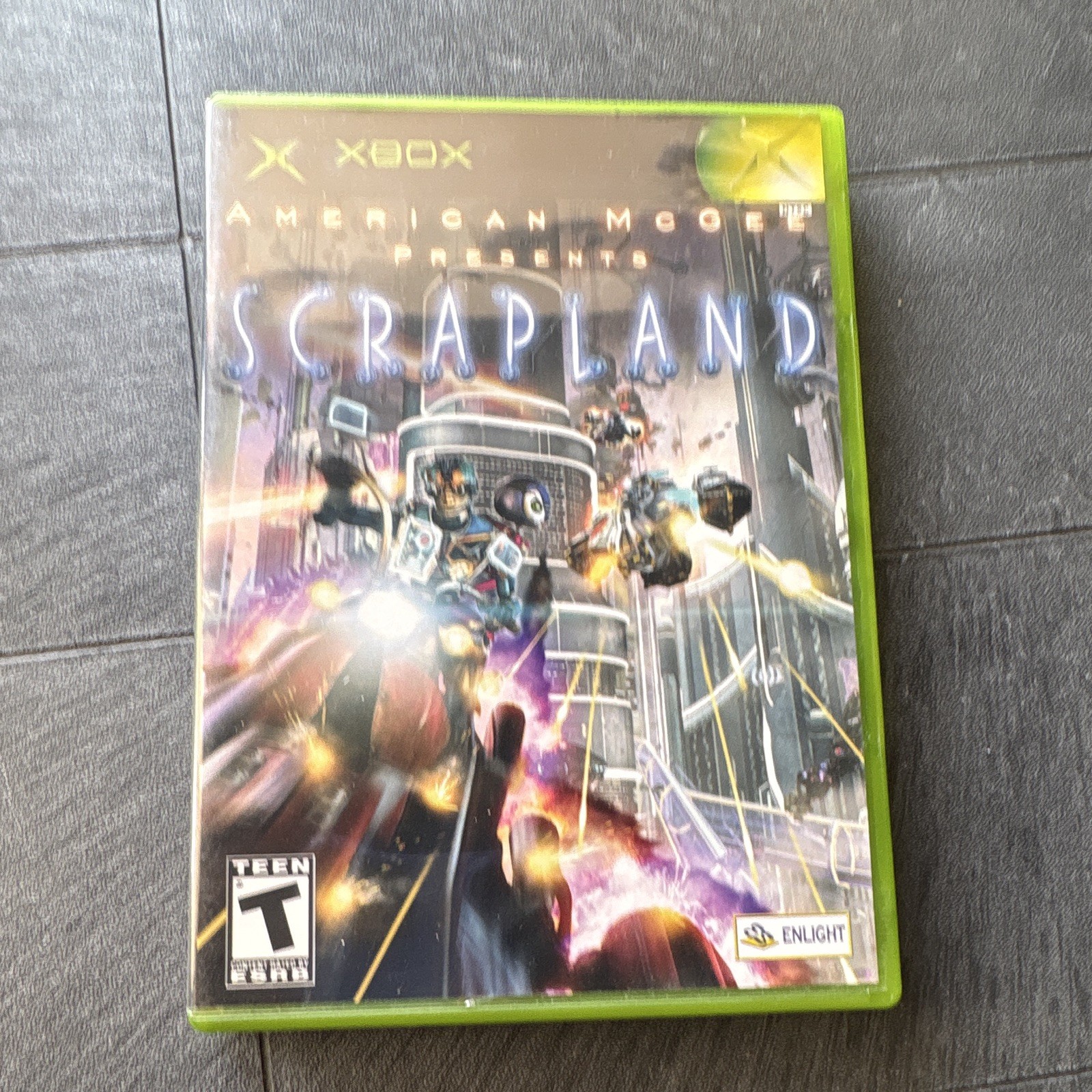 Enlight Scrapland (Microsoft Xbox, NTSC-U/C) T-Teen Action Adventure MP Manual