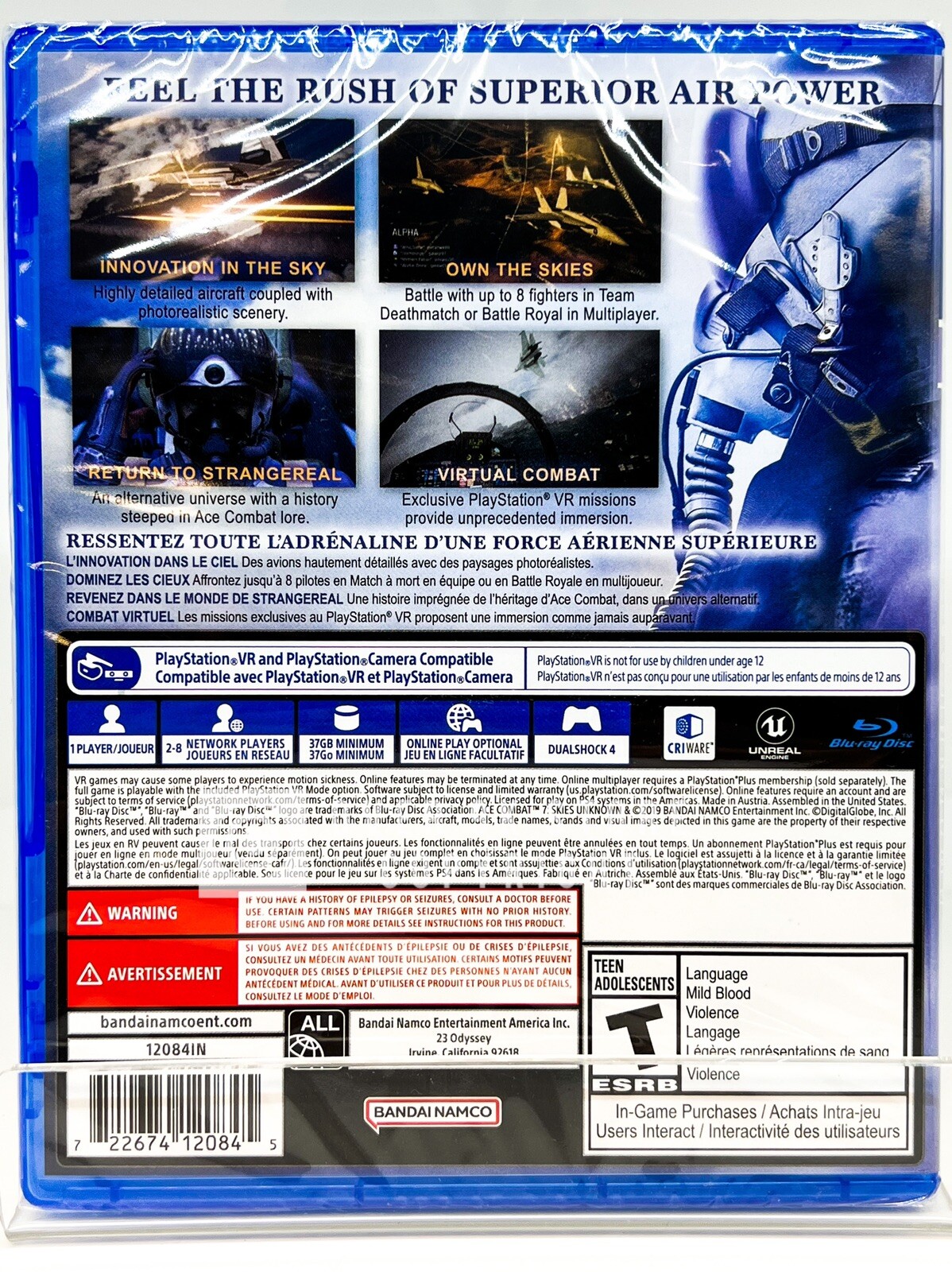 Ace Combat 7: Skies Unknown – PS4 – Brand New | Factory Sealed
