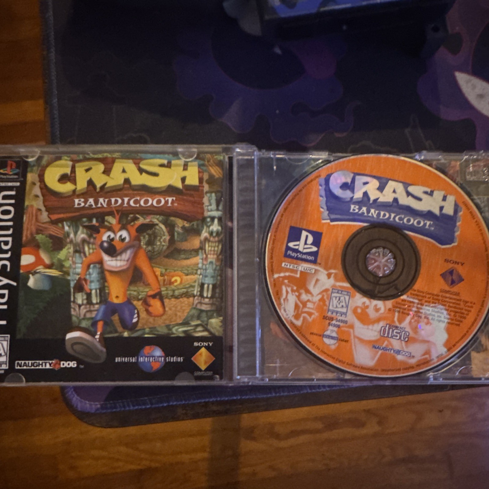 Sony Crash Bandicoot for Sony PlayStation 1 PS1, NTSC-U/C (US/Canada), KA