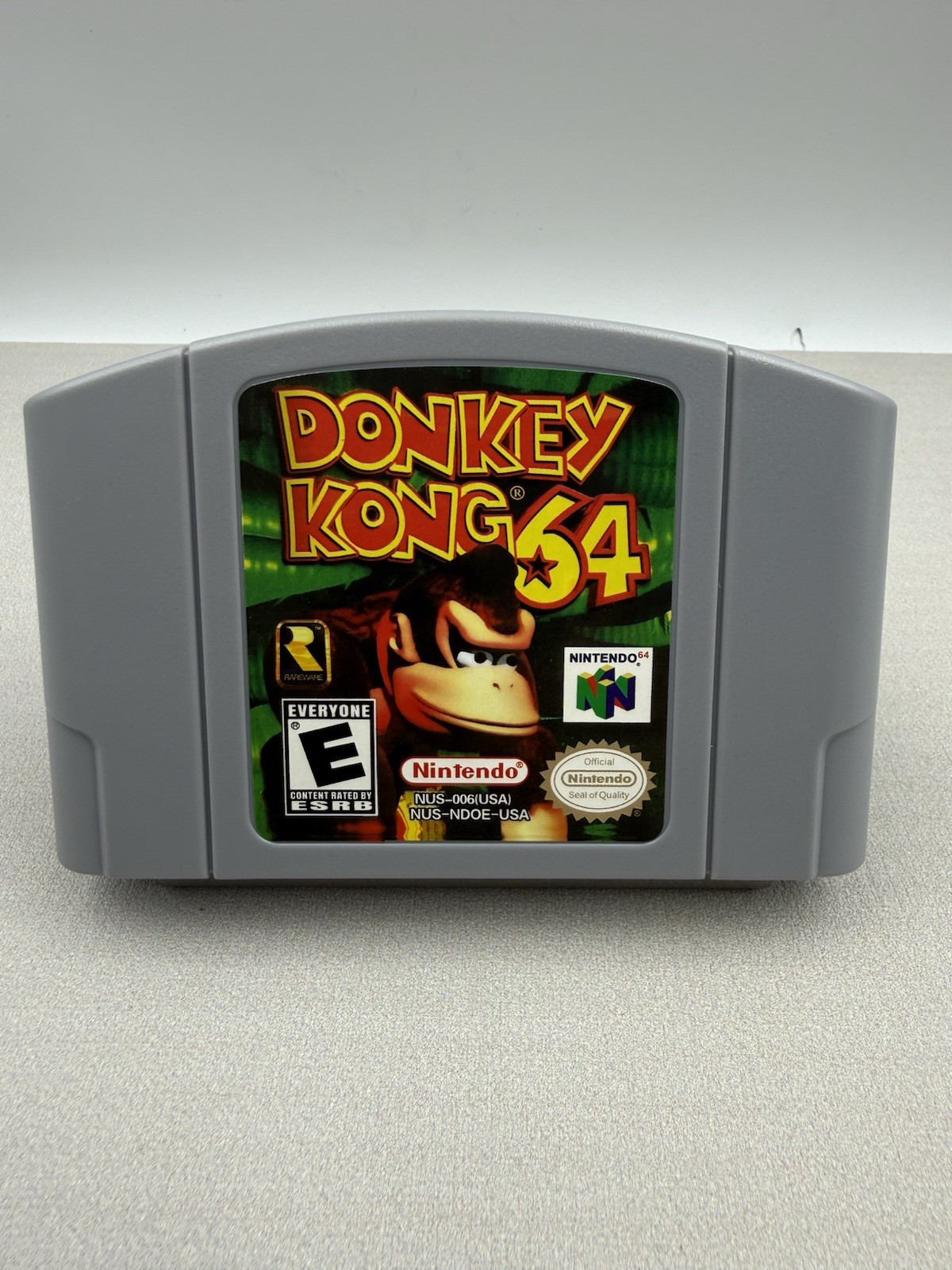 Gray Donkey Kong 64 For Nintendo 64 N64 US Version