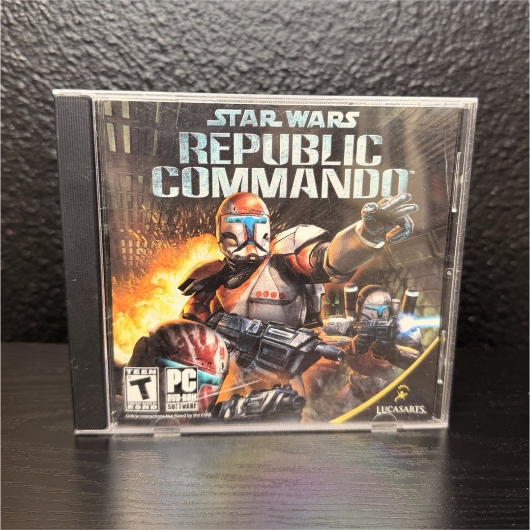 LucasArts Star Wars: Republic Commando PC DVD-ROM Shooter Game – Manual Included