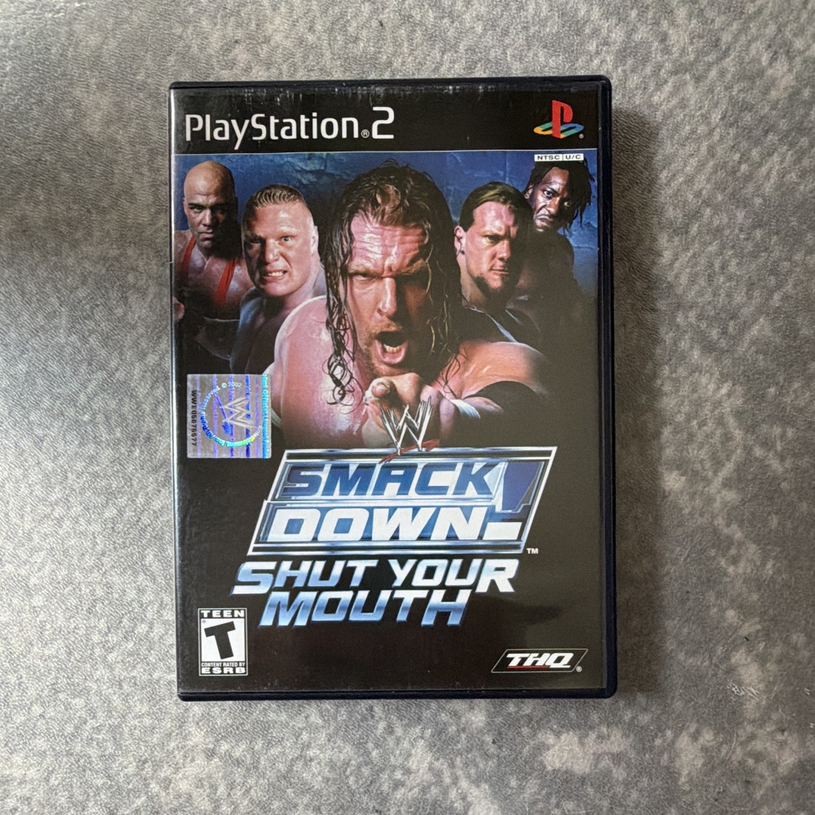 THQ WWE SmackDown! Shut Your Mouth Sony PlayStation 2 PS2 Multiplayer NTSC-U/C