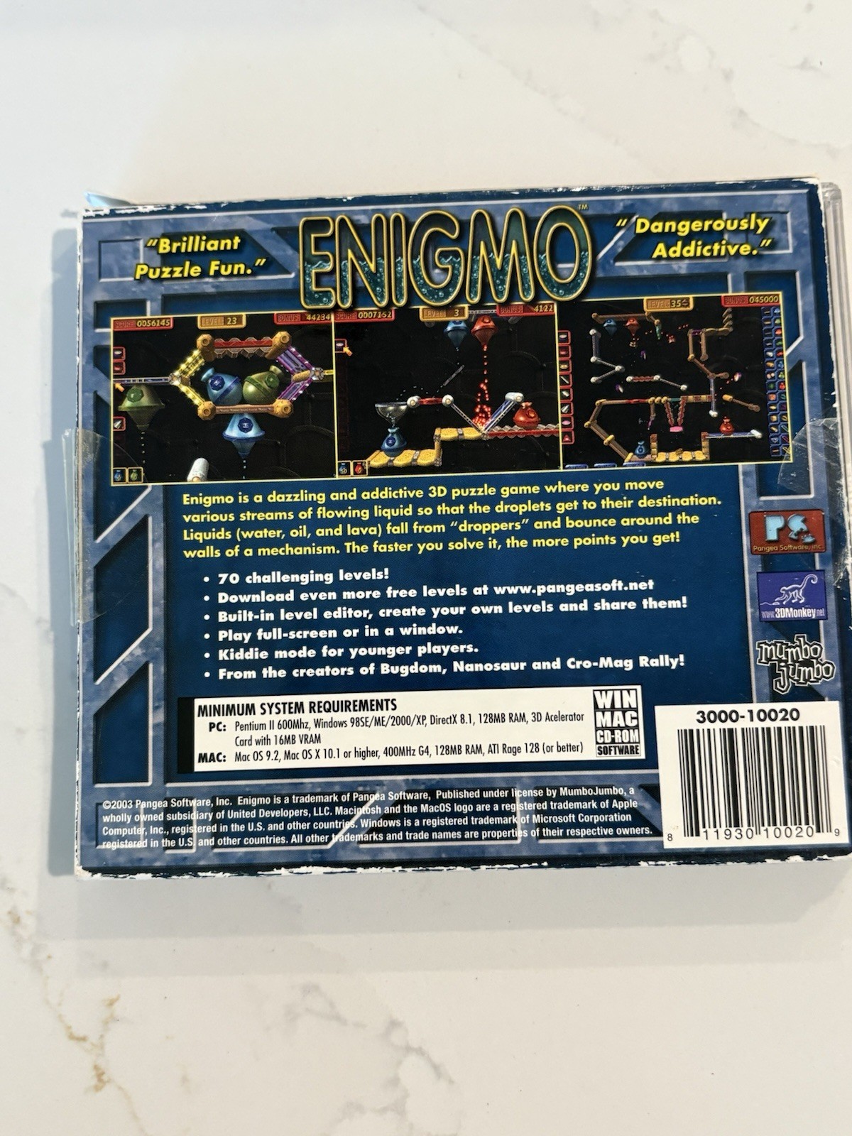 Enigmo PC Game Mumbo Jumbo Puzzle