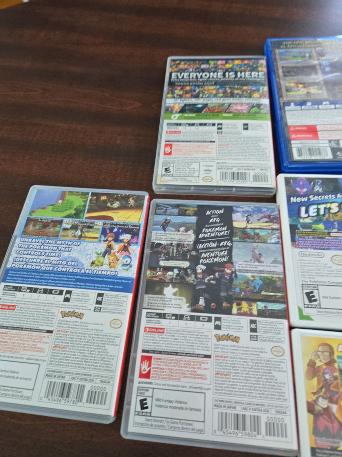 Video Game Empty Case Lot Pokemon, Arceus, Omega Ruby, Ultra Moon . Mixed
