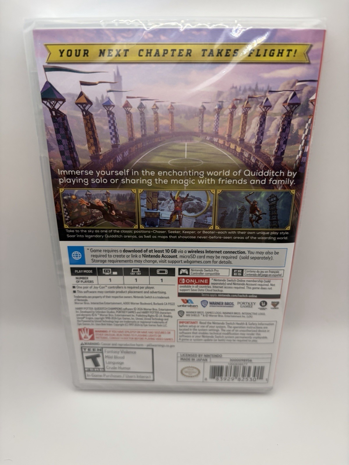 Harry Potter Quidditch Champions Deluxe Edition – Nintendo Switch NEW Sealed