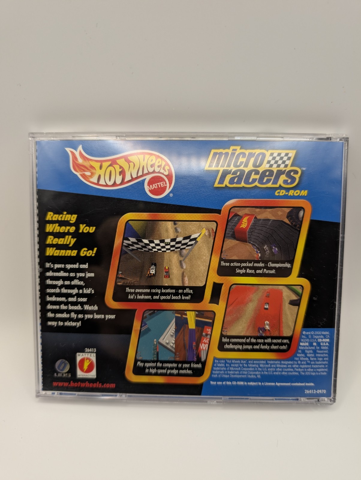Hot Wheels: Micro Racers CD-ROM (PC, 2000)