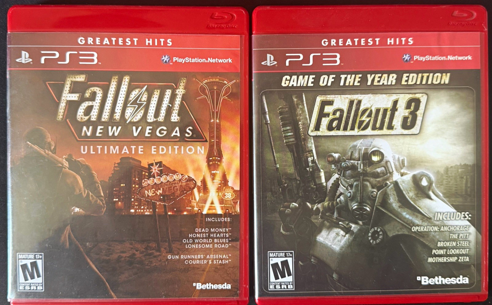 Fallout PS3 Lot: New Vegas Ultimate Edition and Fallout 3 GOTY