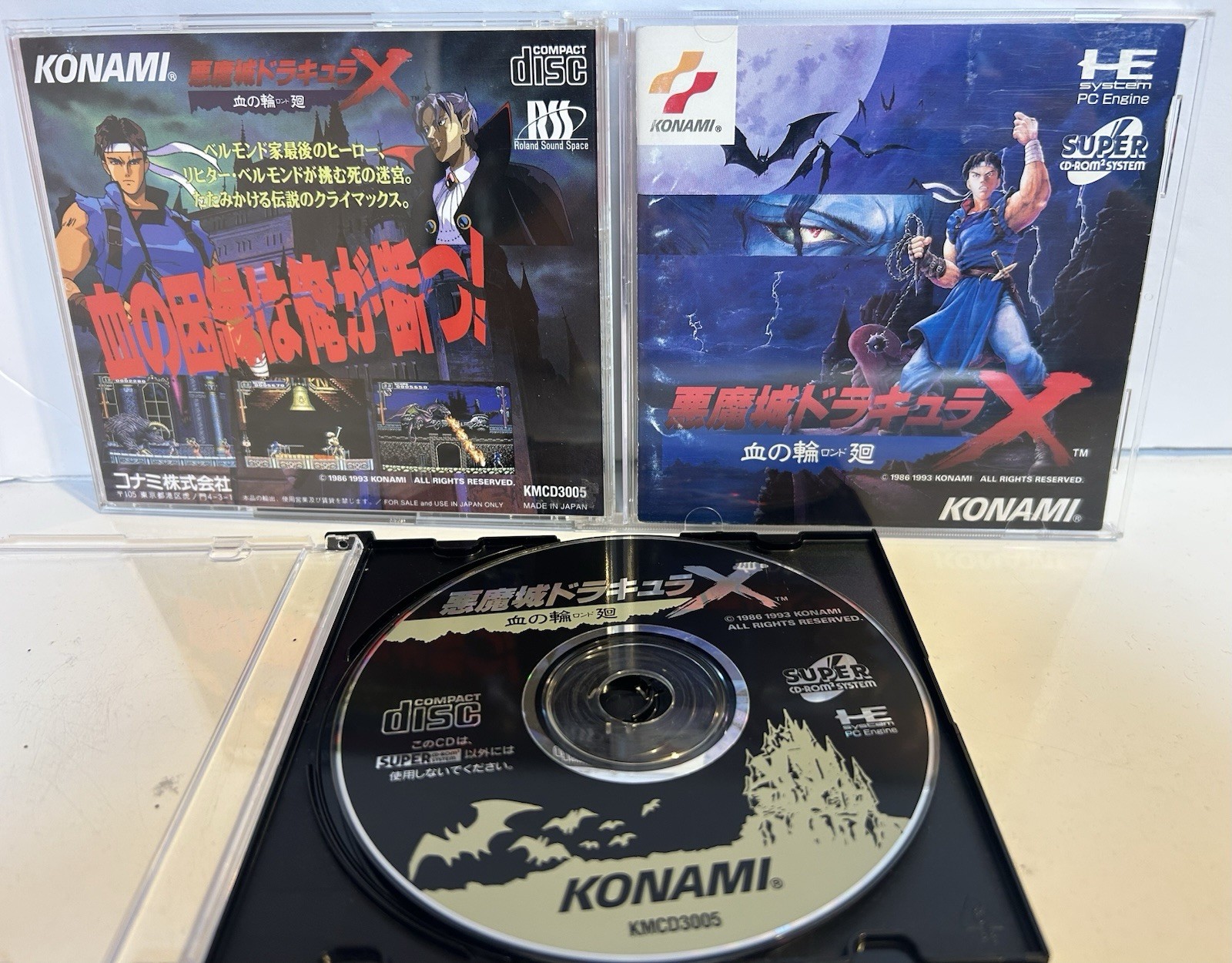Akumajo (Dracula X Rondo of Blood) Castlevania PC Engine – Konami Japan Gamesoft