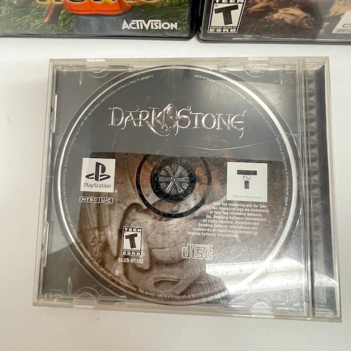 3 Vintage PS2 Ps1 Gems Call of Duty 2 Dangerous Hunts Dark Stone Untested