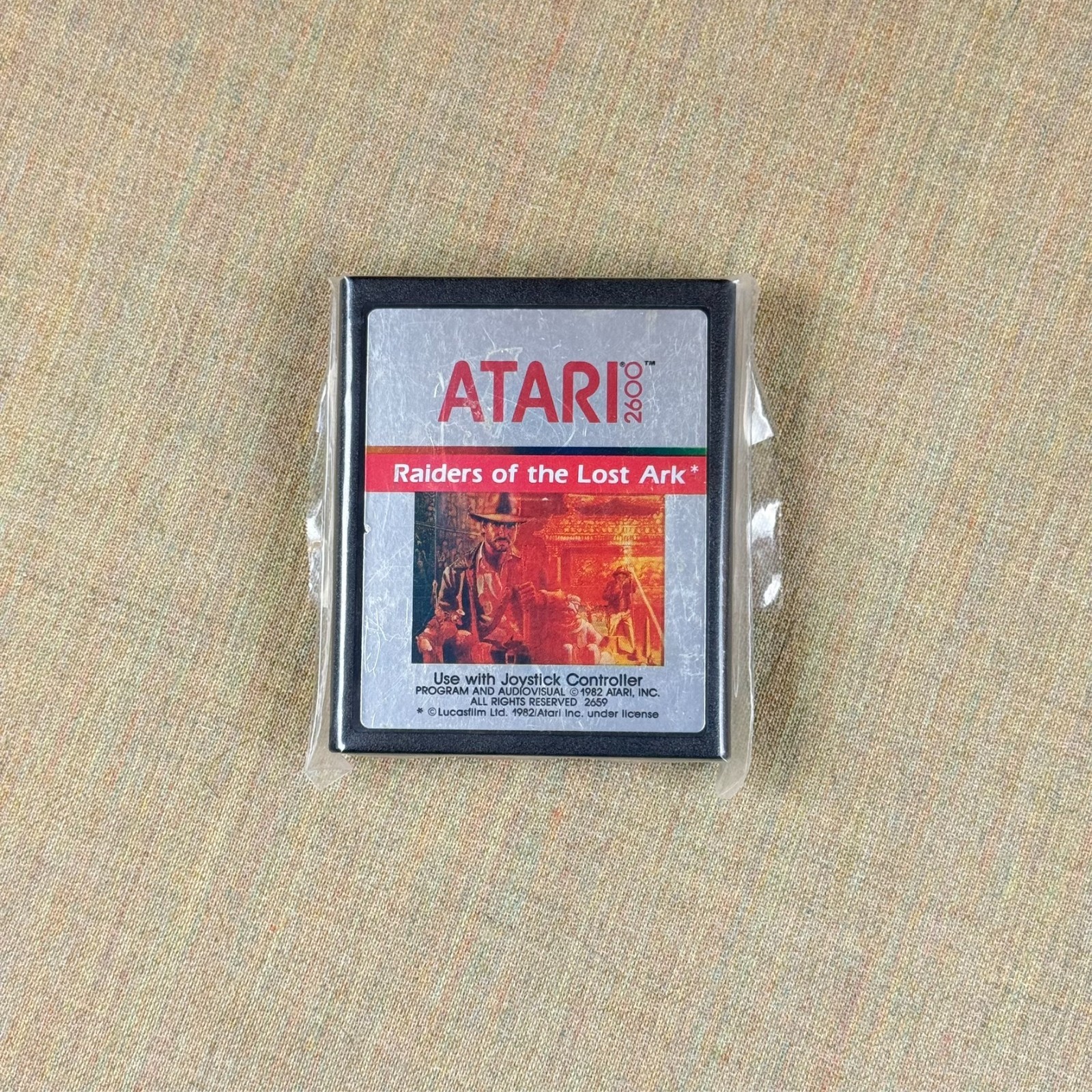 Raiders of the Lost Ark Atari 2600 CX2659 Cartridge Only Cleaned Tested Working