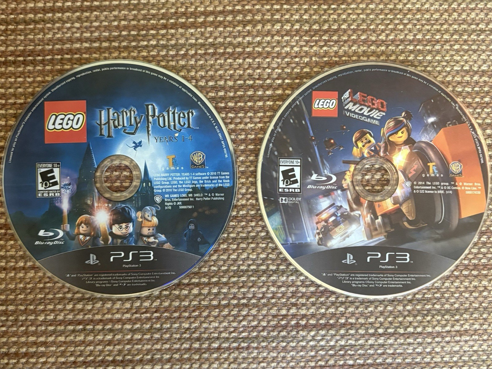 Ps3 LEGO BUNDLE (Harry Potter, The LEGO Movie Videogame)