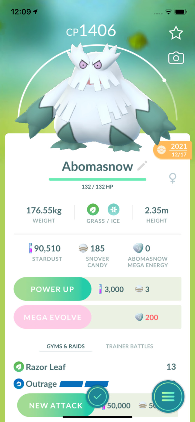 Pokemon TRADE – #460 – Abomasnow !! Safe, Cheap & Fast !!