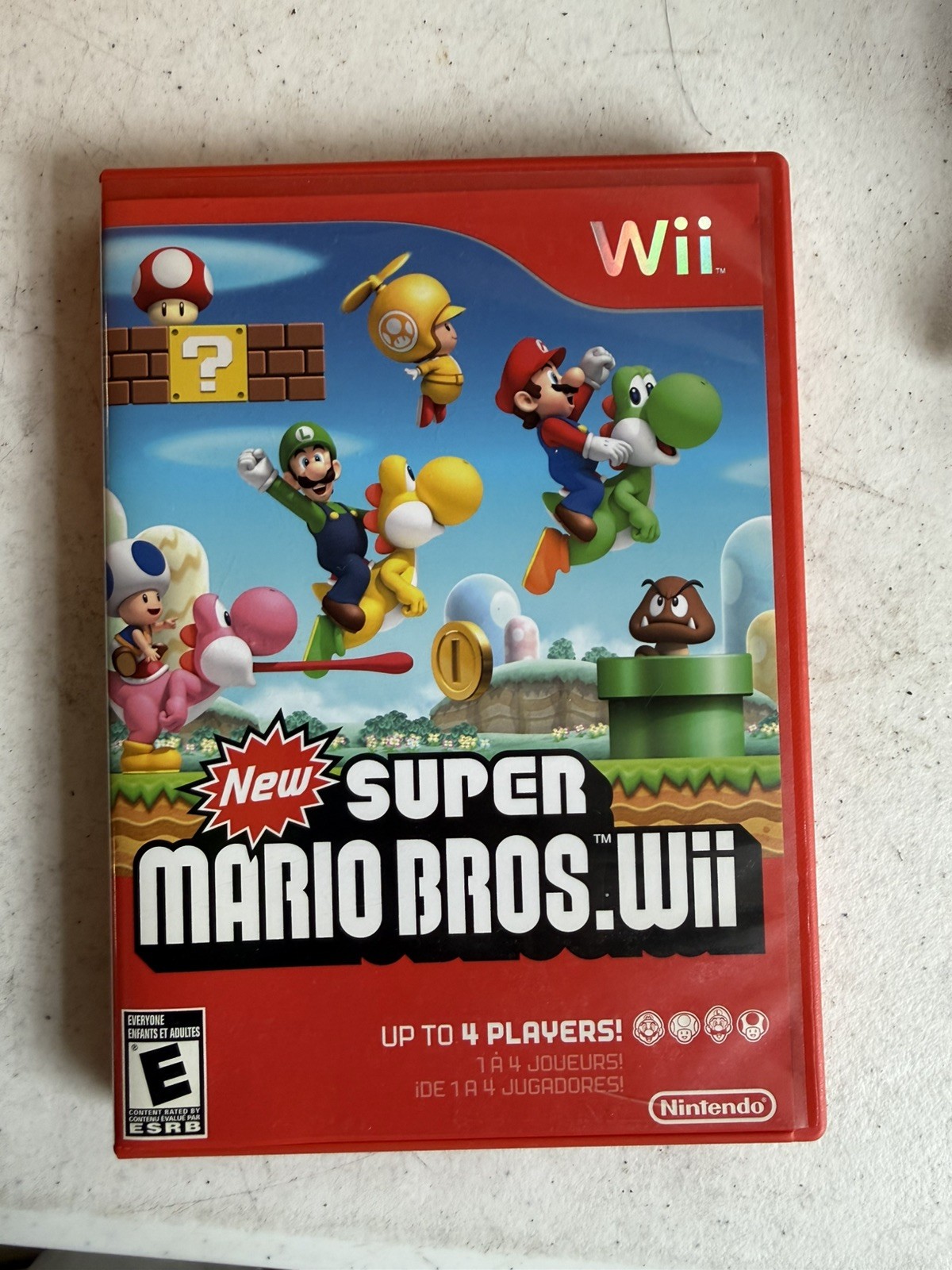 Nintendo New Super Mario Bros. Wii (Wii) Complete w/ Case & Manual