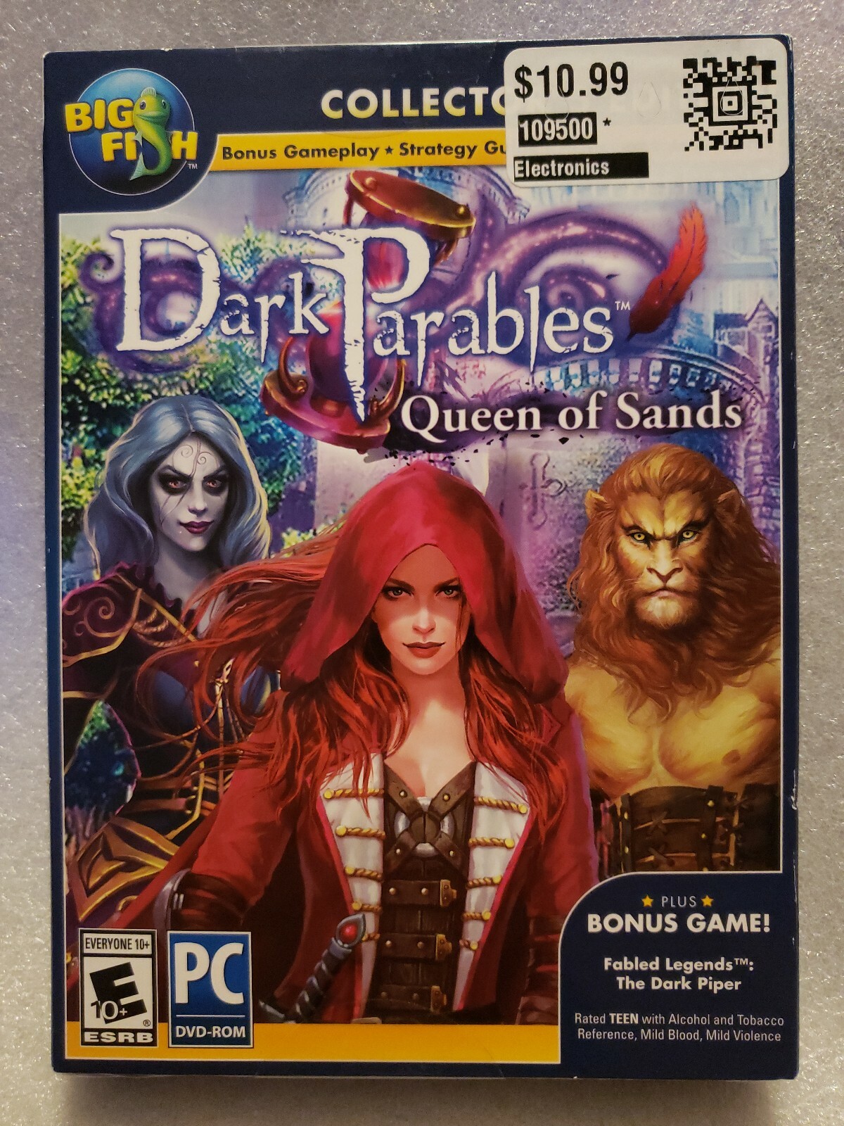 Encore Software Big Fish Games Dark Parables 9: Queen of Sands Collectors NEW