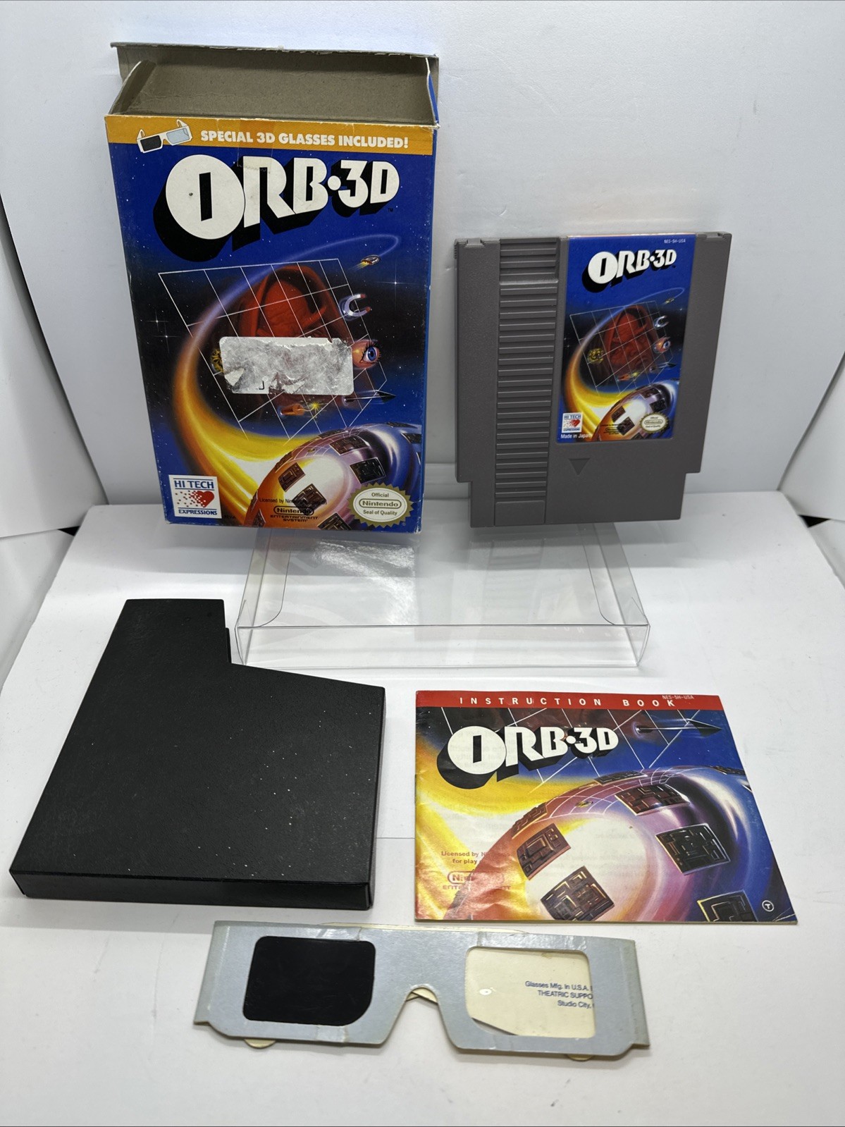 NES ORB 3D Nintendo Entertainment System w/Glasses Cleaned & Tested
