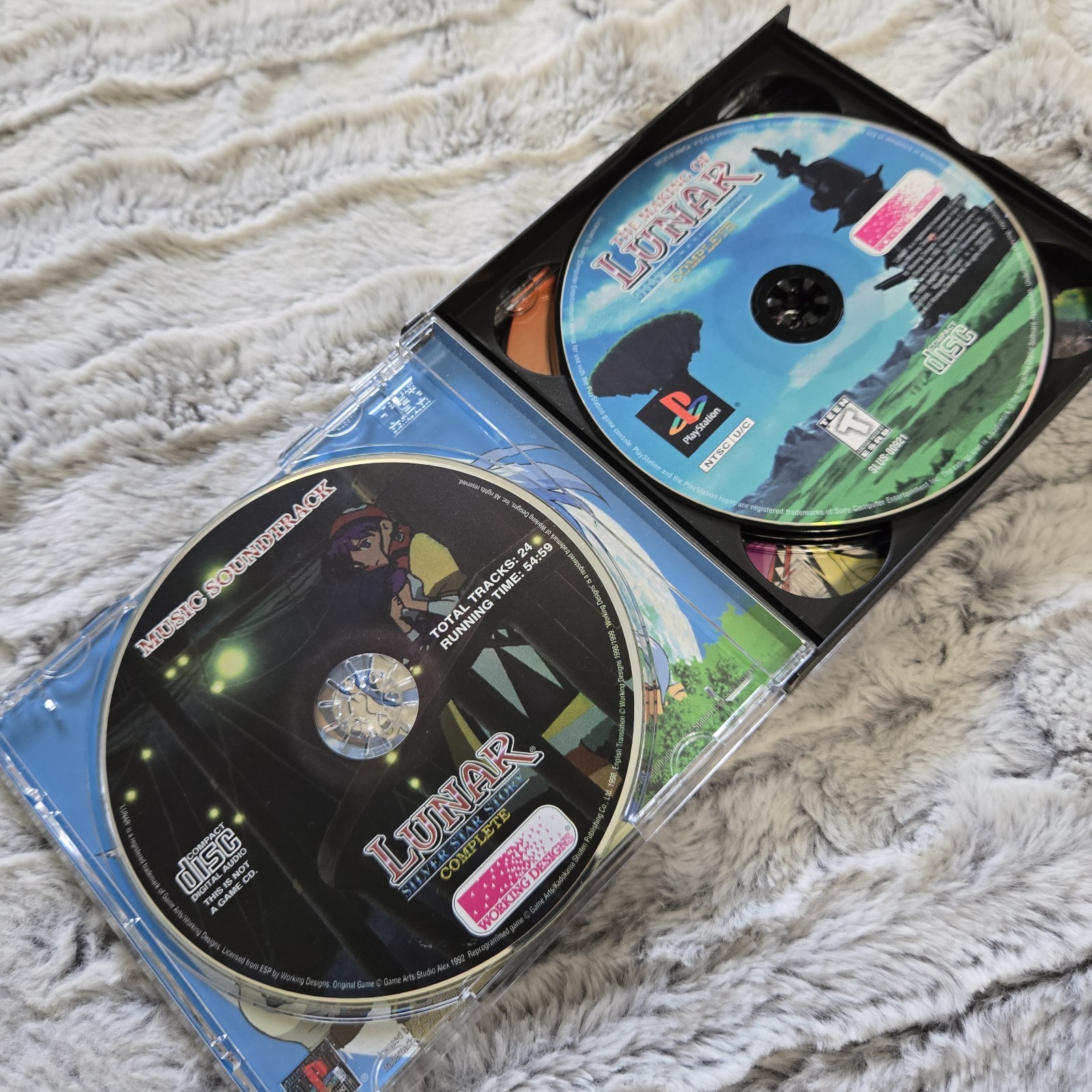 Lunar Silver Star Story Complete Sony PlayStation 1 CIB