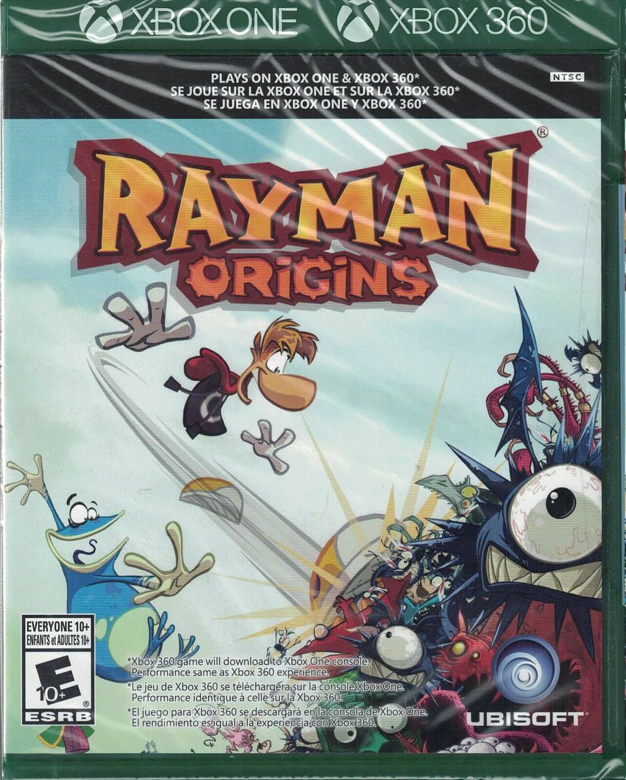Rayman Origins – Microsoft Xbox One / 360 [2D Sidescrolling Platformer Game] NEW