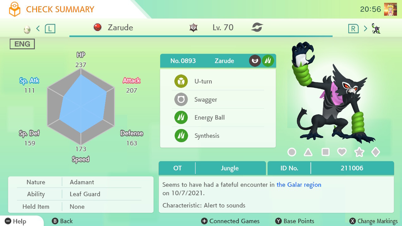 ZARUDE & DADA ZARUDE 🍃 EVENT EXCLUSIVE UNTOUCHED Pokemon Scarlet Violet & more!