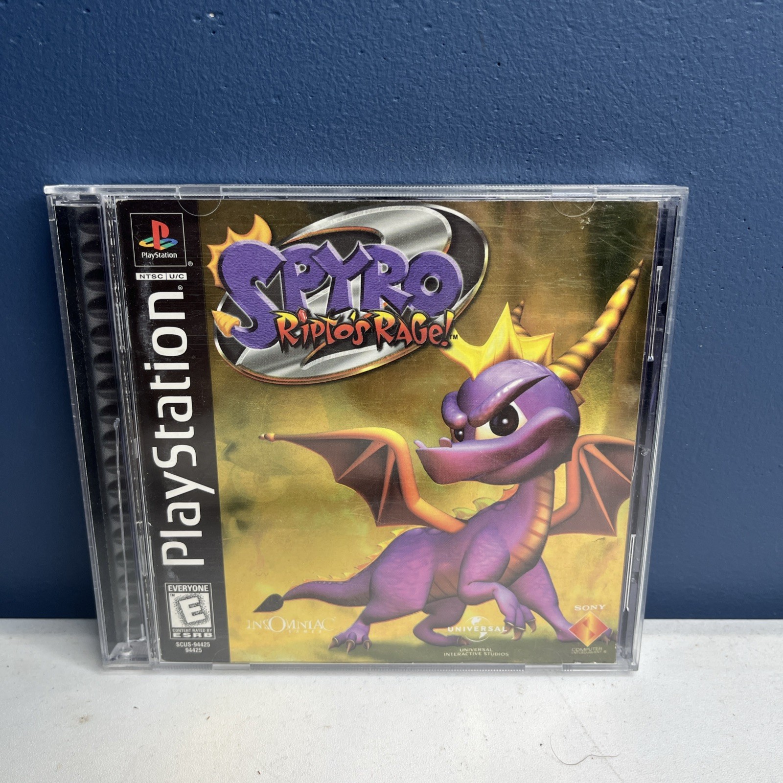 Spyro 2: Ripto’s Rage Holo Cover (Sony PlayStation 1, 1999) PS1 Complete