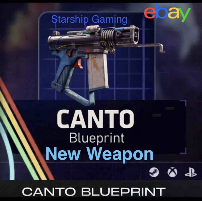 ✨ Arc Raiders – CANTO Blueprint ⚔️ NEW WEAPON ⚔️ Fast & Trusted USA Seller.