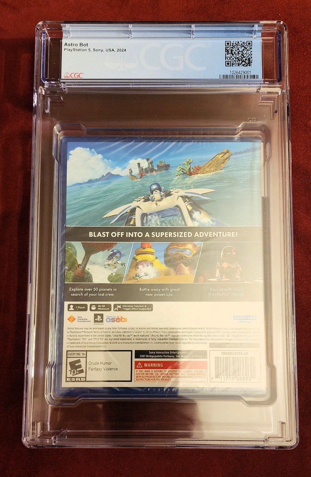 Astro Bot – Sony PlayStation 5 Graded 9.4 A++ by CGC Not Wata