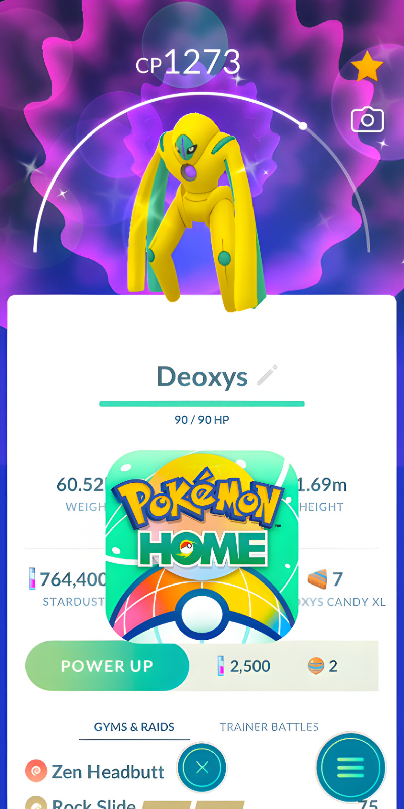 Shiny Deoxys Defense (Custom OT) | Pokémon Home Transfer ✨