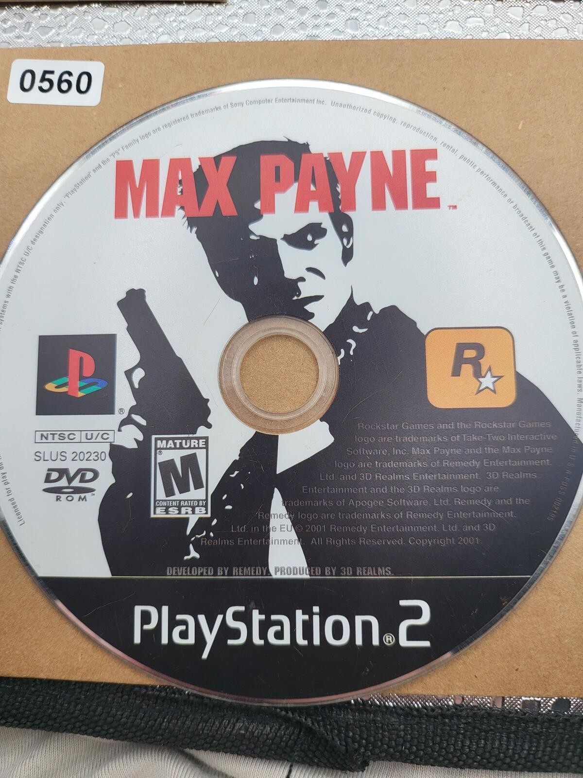 Max Payne PlayStation 2 Game Disc – NTSC U/C, Mature Rating