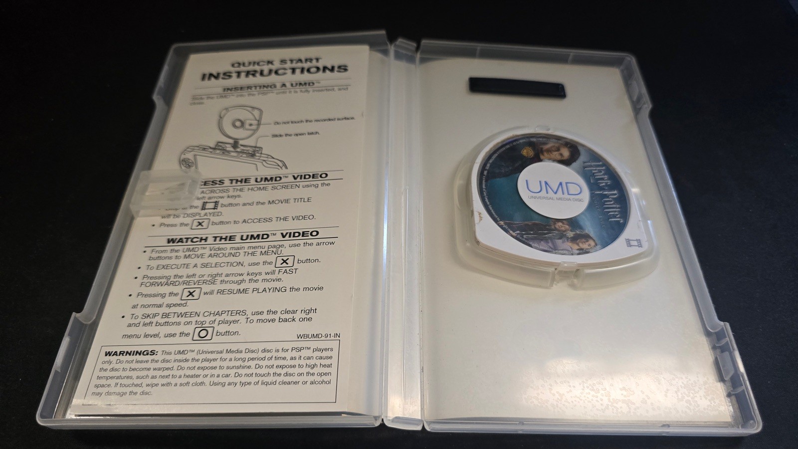 Harry Potter and the Goblet of Fire Playstation Portable PSP UMD Movie MINT CIB!