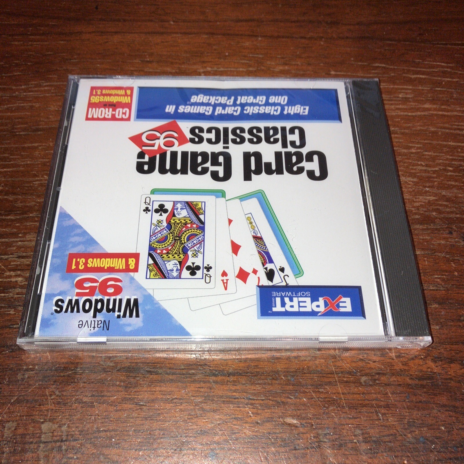 Card Game Classics (PC, 1995) – Expert Software – New Sealed Jewel Case Version