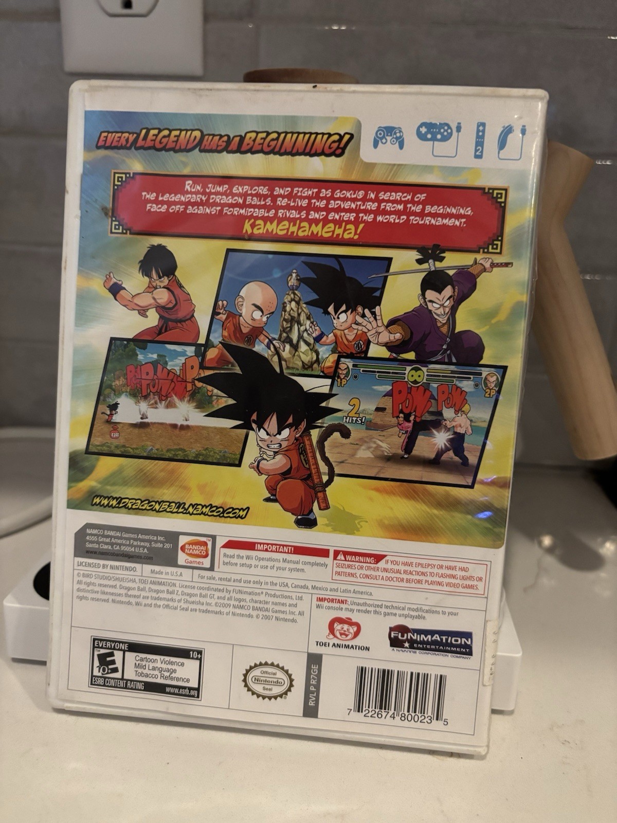Dragon Ball Revenge of King Piccolo Wii Tested Clean Disc