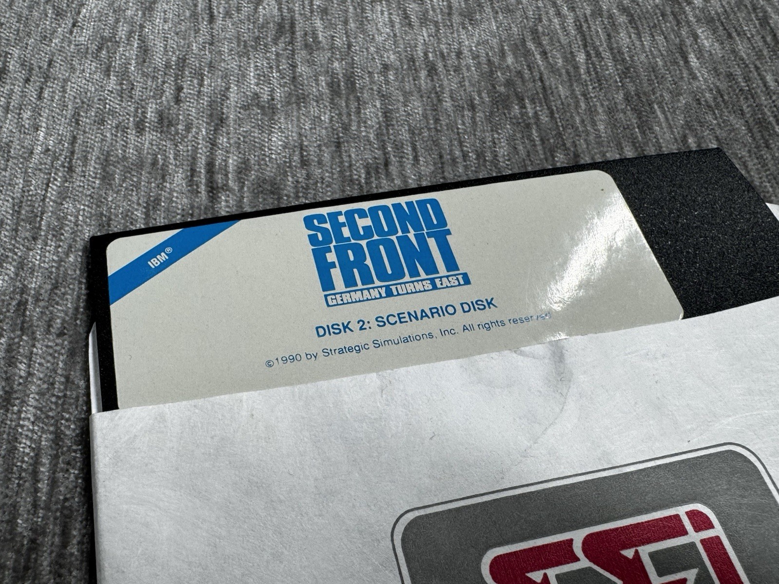 Second Front Germany Turns East 5.25″ Disc SSI 1990 IBM PC Game & Scenario Disks