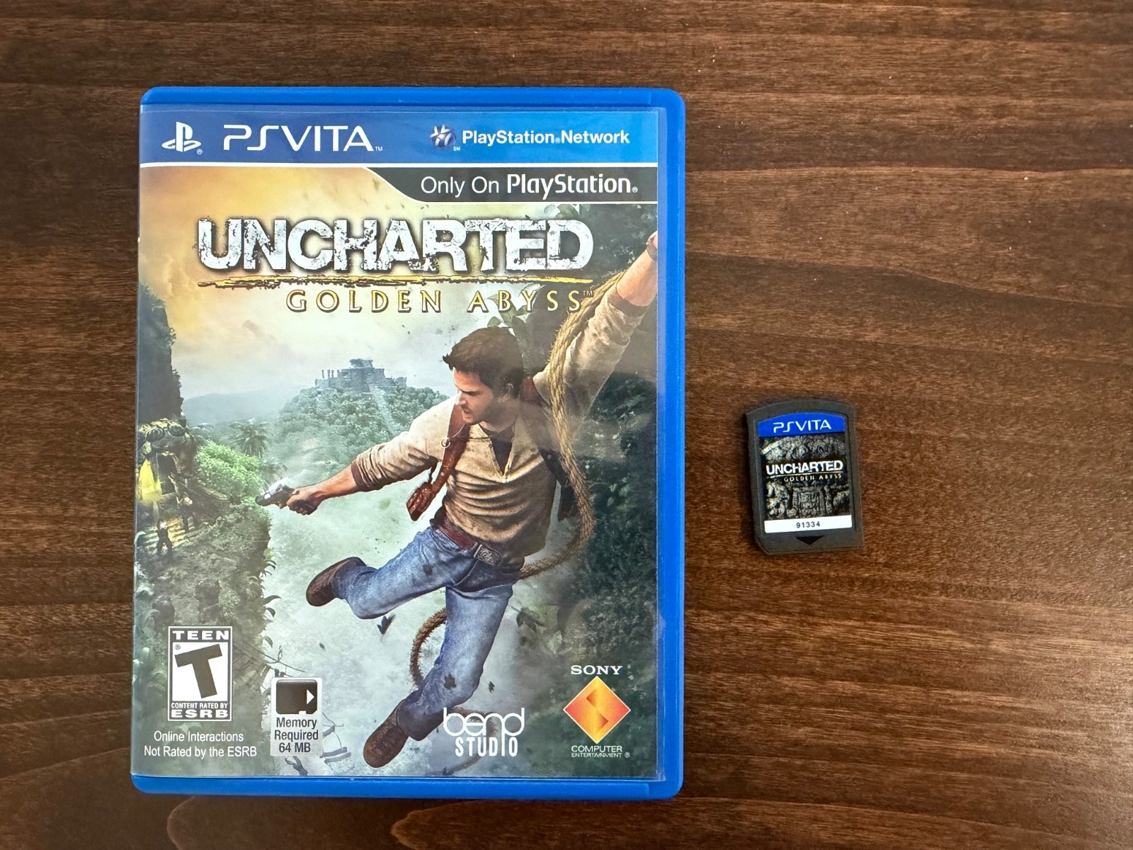 Uncharted Golden Abyss Sony PlayStation Vita Complete CIB w/ Manual