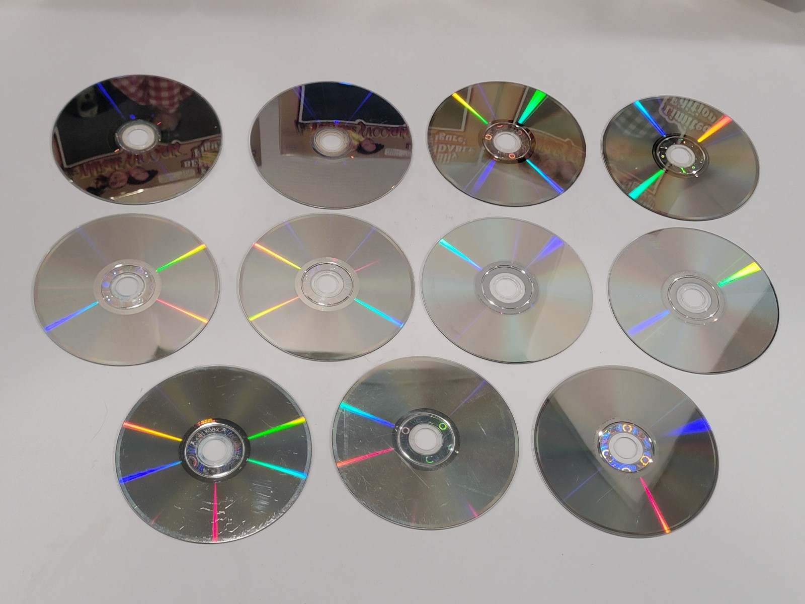 10 Loose Disc Video Game Lot – PS3, Xbox 360, Xbox One, & Wii – Smurfs, COD