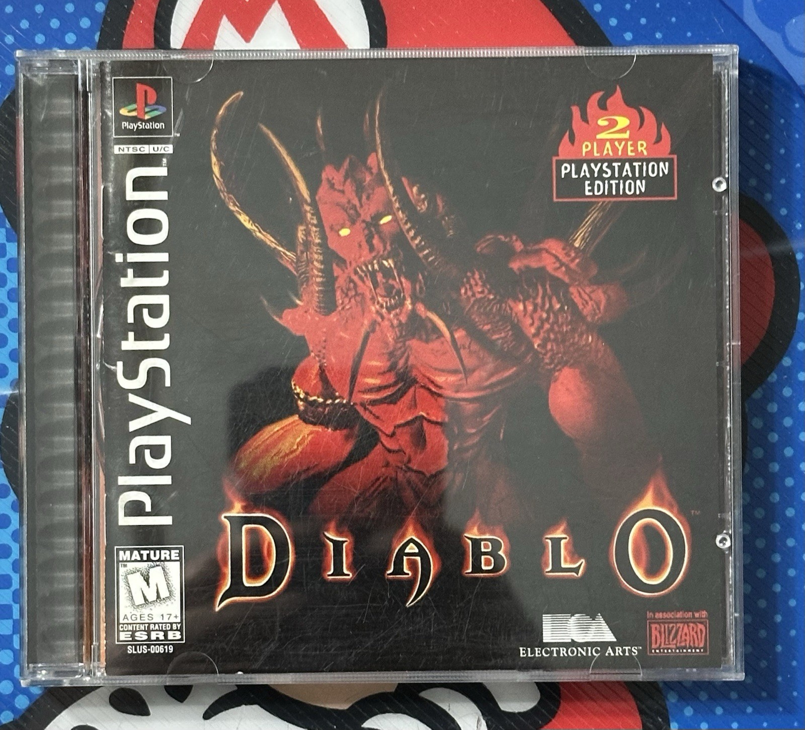 Diablo PS1 CIB Sony PlayStation 1 1998 Complete with Registration Black Label