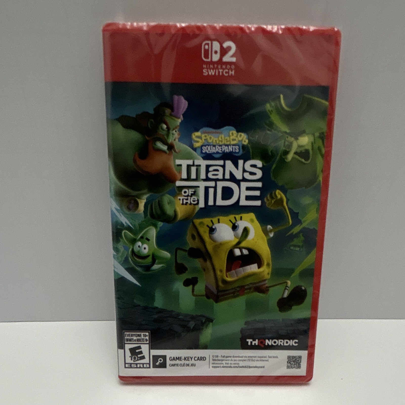 SpongeBob SquarePants: Titans of the Tide Nintendo Switch 2 Game-Key Card E10+