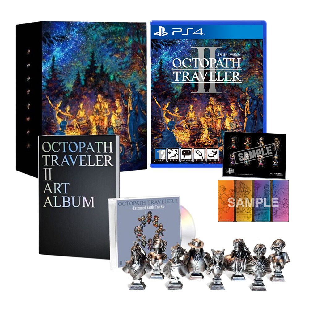 PS4 Octopath Traveler II 2 Collector’s Edition [Korean Version] English Japanese