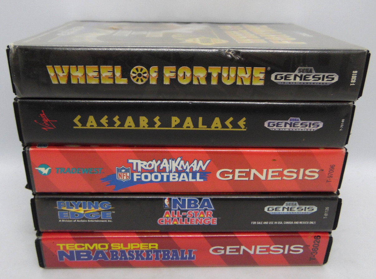 Sega Genesis Wheel Of Fortune, Caesars Palace, & More