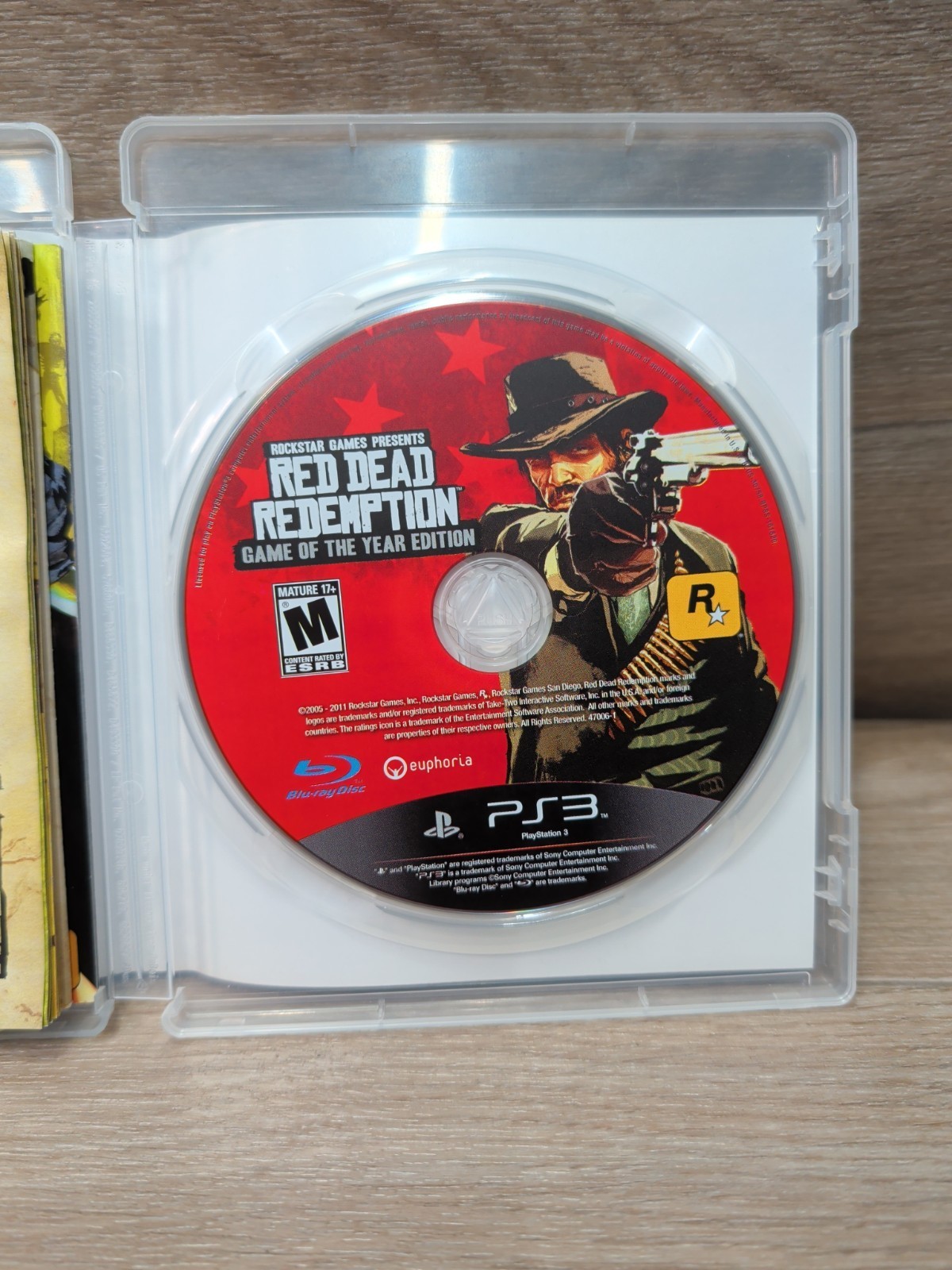 Red Dead Redemption Sony PS3 Game w/ Manual & Map Poster CIB Game of the Year