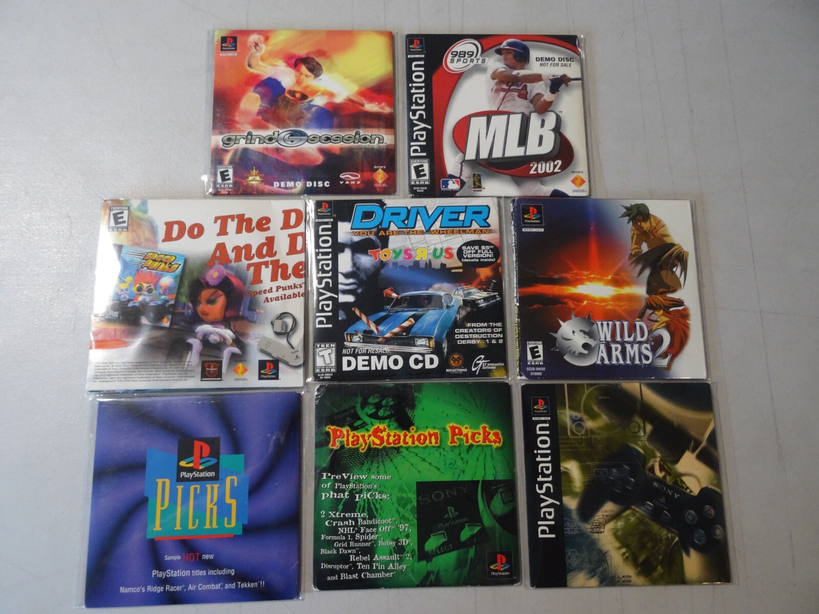 Lot OF 8 – Playstation 1 PS1 Magazine Demo Discs Underground . CIB ALL COVERS