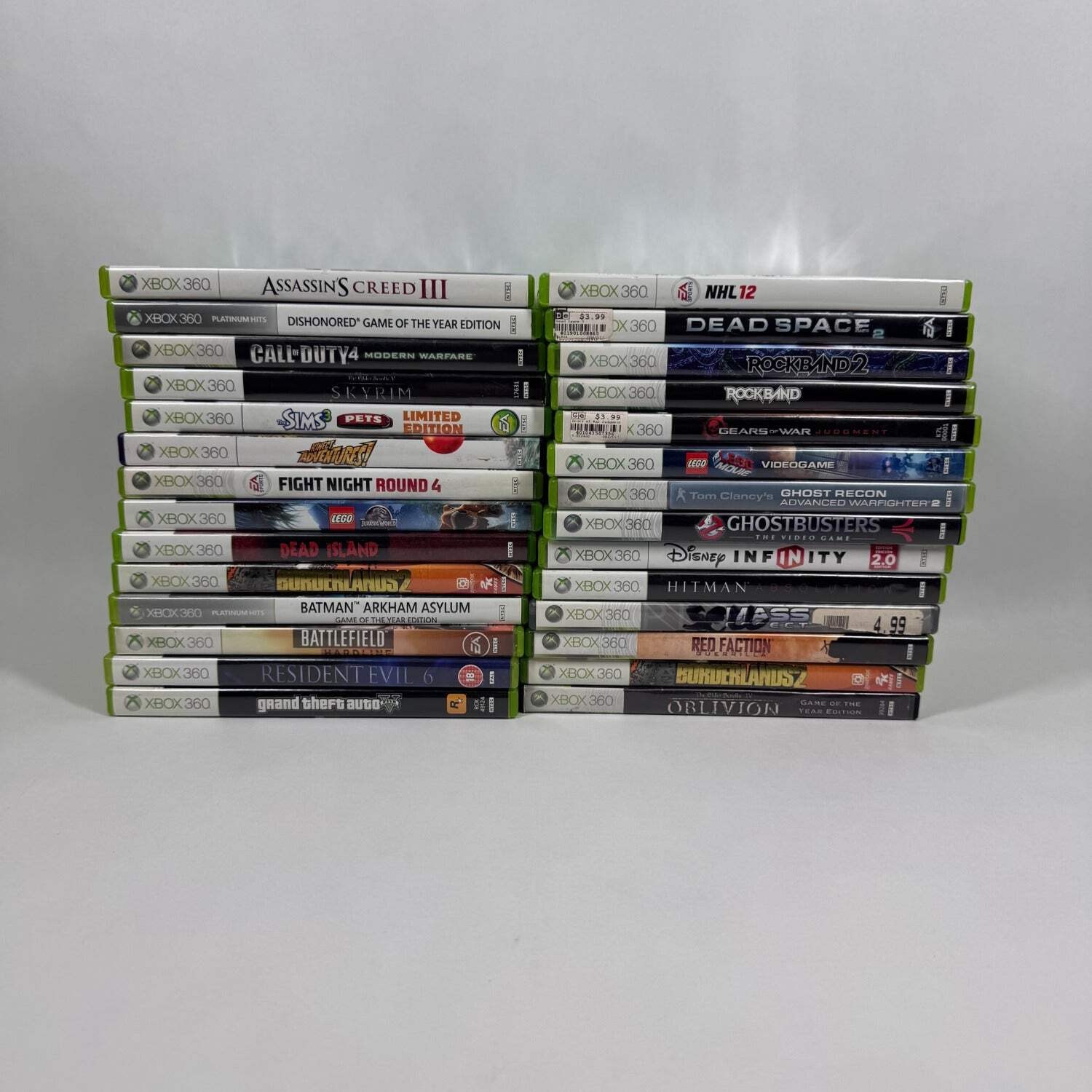 Lot of 27 Microsoft Xbox 360 Games