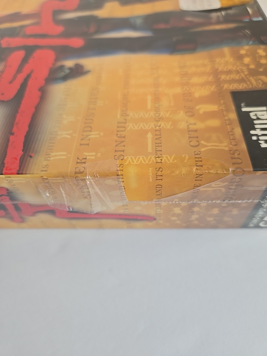SIN Game PC CD Rom Big Box 1998 NEW SEALED Rated Mature Ritual / Activision READ