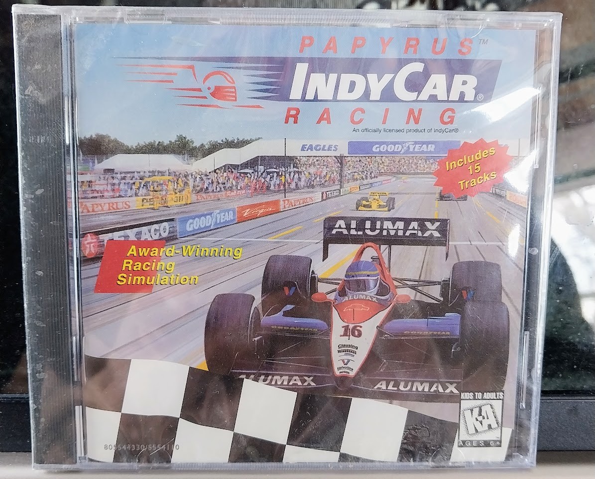 Indy Car Racing 1996 Racing Simulation Formula 1, Papyrus, NEW, Free Shipping