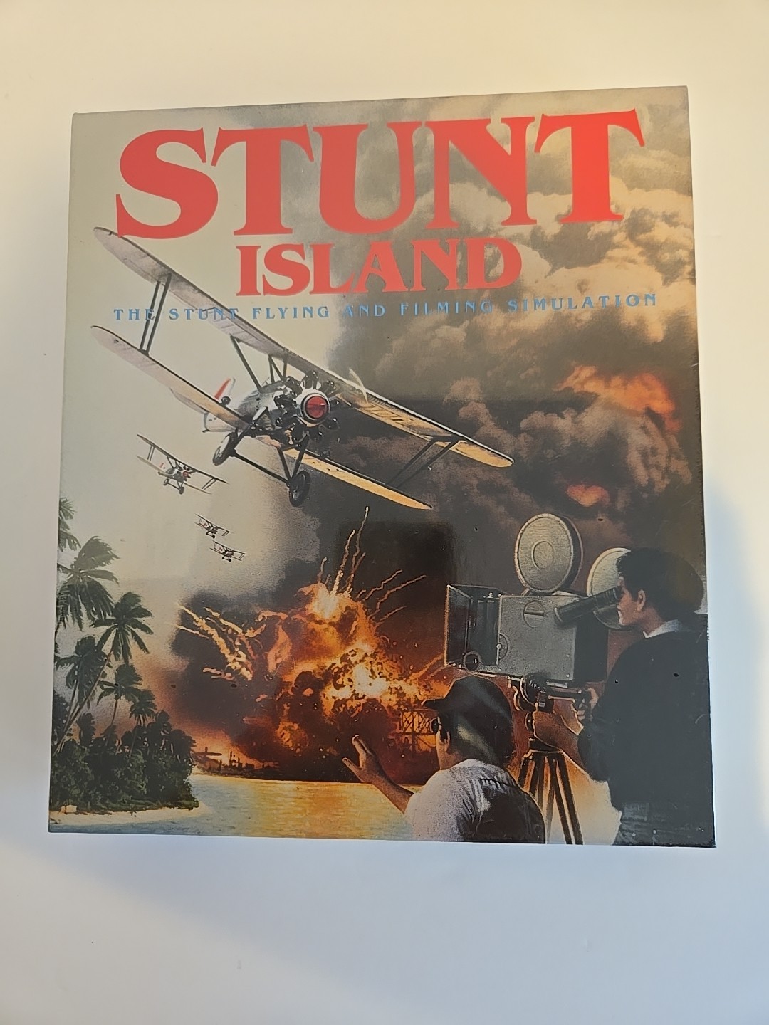 Stunt Island Disney Software Game IBM-PC/Tandy 3.5 HD NEW SEALED Vintage 1989
